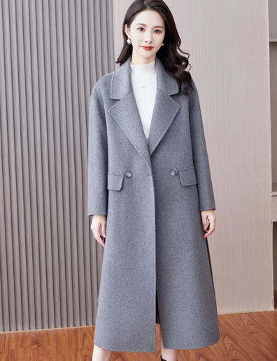 子诺（zinuo）女装2023秋冬新款羊绒大衣展示6