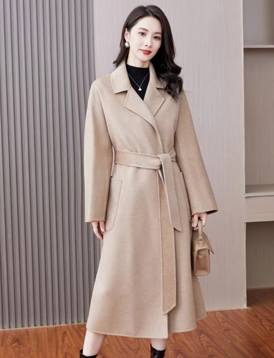 子诺（zinuo）女装2023秋冬新款羊绒大衣展示16