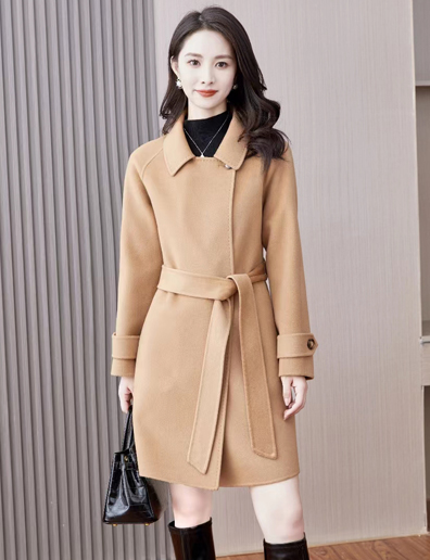 子诺（zinuo）女装2023秋冬新款羊绒大衣展示4