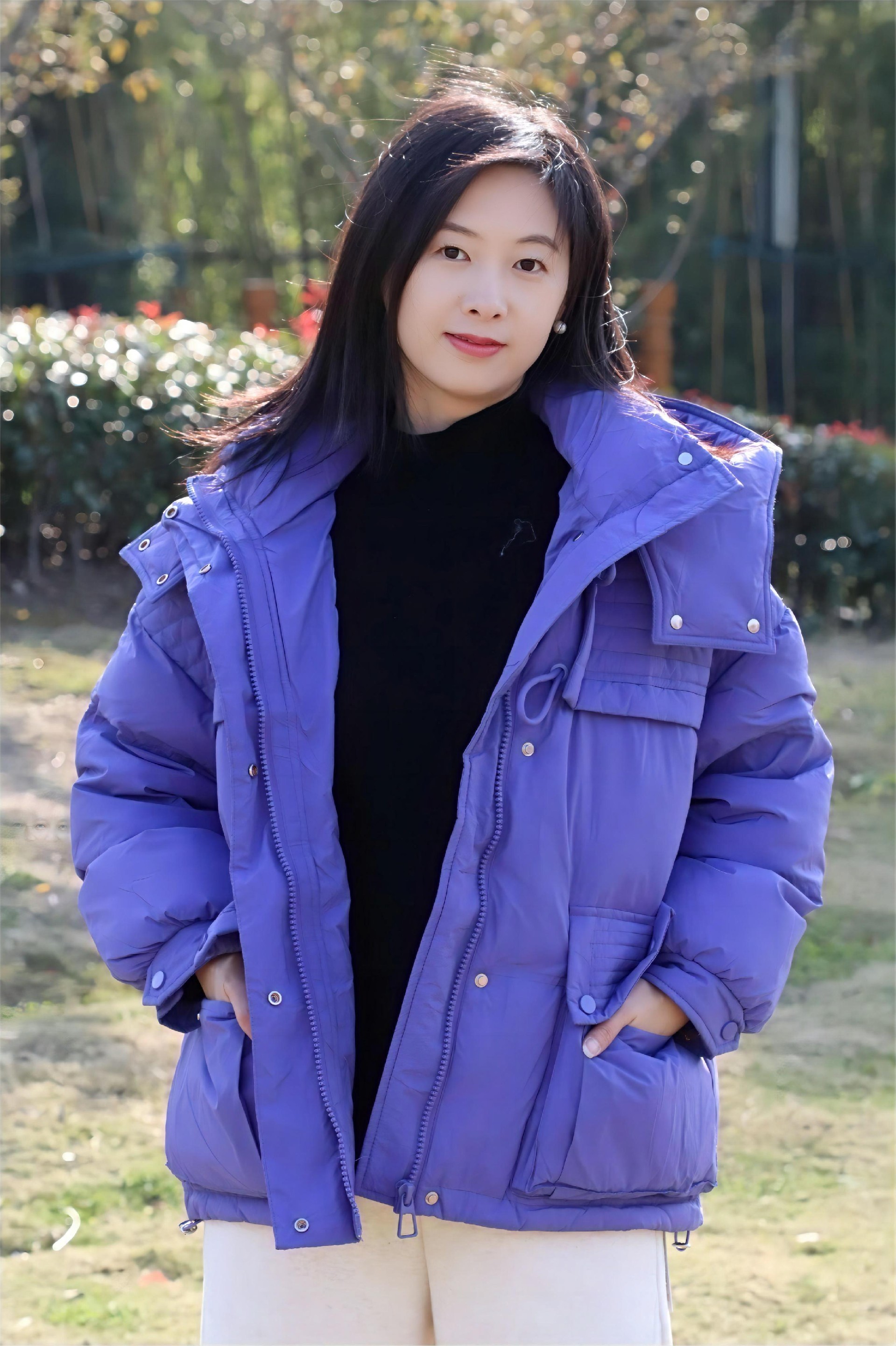 子诺大口袋90鹅绒短款羽绒服